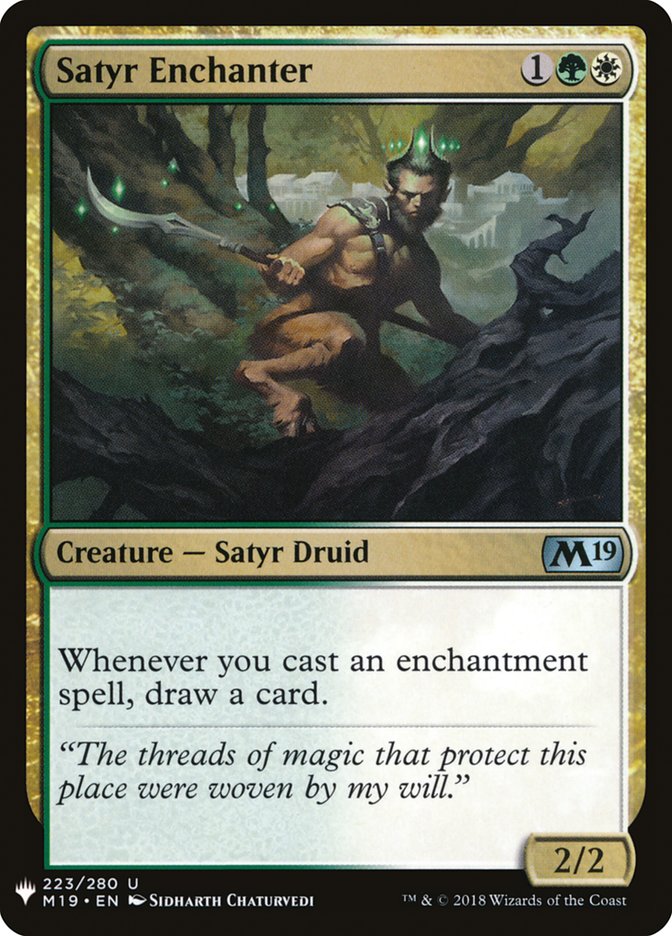 Satyr Enchanter [Mystery Booster] | Sanctuary Gaming