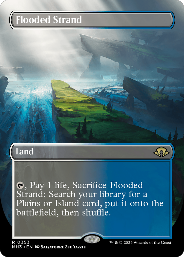 Flooded Strand (Borderless) [Modern Horizons 3] | Sanctuary Gaming