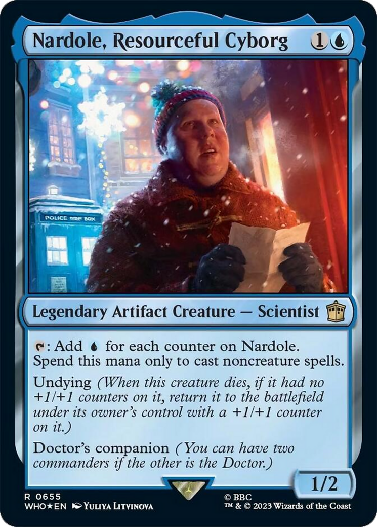 Nardole, Resourceful Cyborg (Surge Foil) [Doctor Who] | Sanctuary Gaming