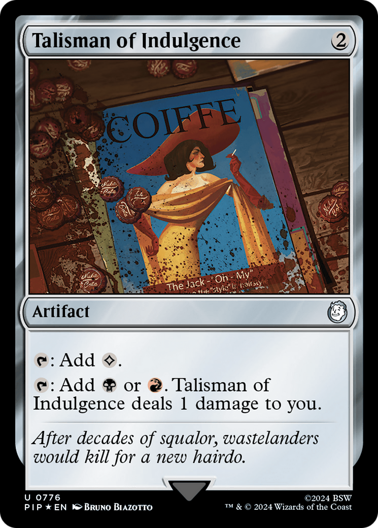 Talisman of Indulgence (Surge Foil) [Fallout] | Sanctuary Gaming