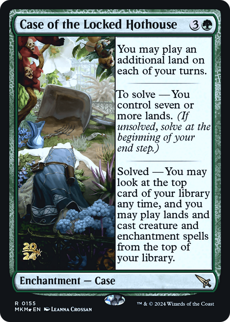 Case of the Locked Hothouse [Murders at Karlov Manor Prerelease Promos] | Sanctuary Gaming