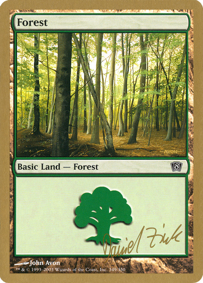 Forest (dz349) (Daniel Zink) [World Championship Decks 2003] | Sanctuary Gaming