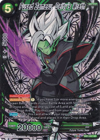 Fused Zamasu, Deity's Wrath (Collector's Selection Vol. 1) (DB1-057) [Promotion Cards] | Sanctuary Gaming