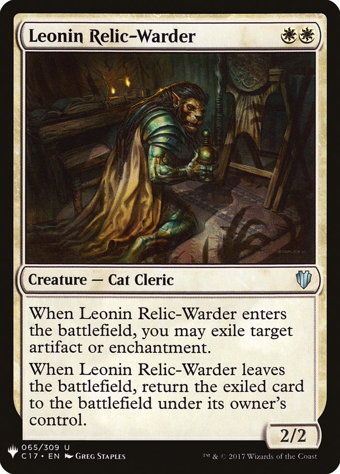 Leonin Relic-Warder [Mystery Booster] | Sanctuary Gaming