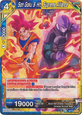 Son Goku & Hit, Supreme Alliance (BT10-145) [Rise of the Unison Warrior 2nd Edition] | Sanctuary Gaming