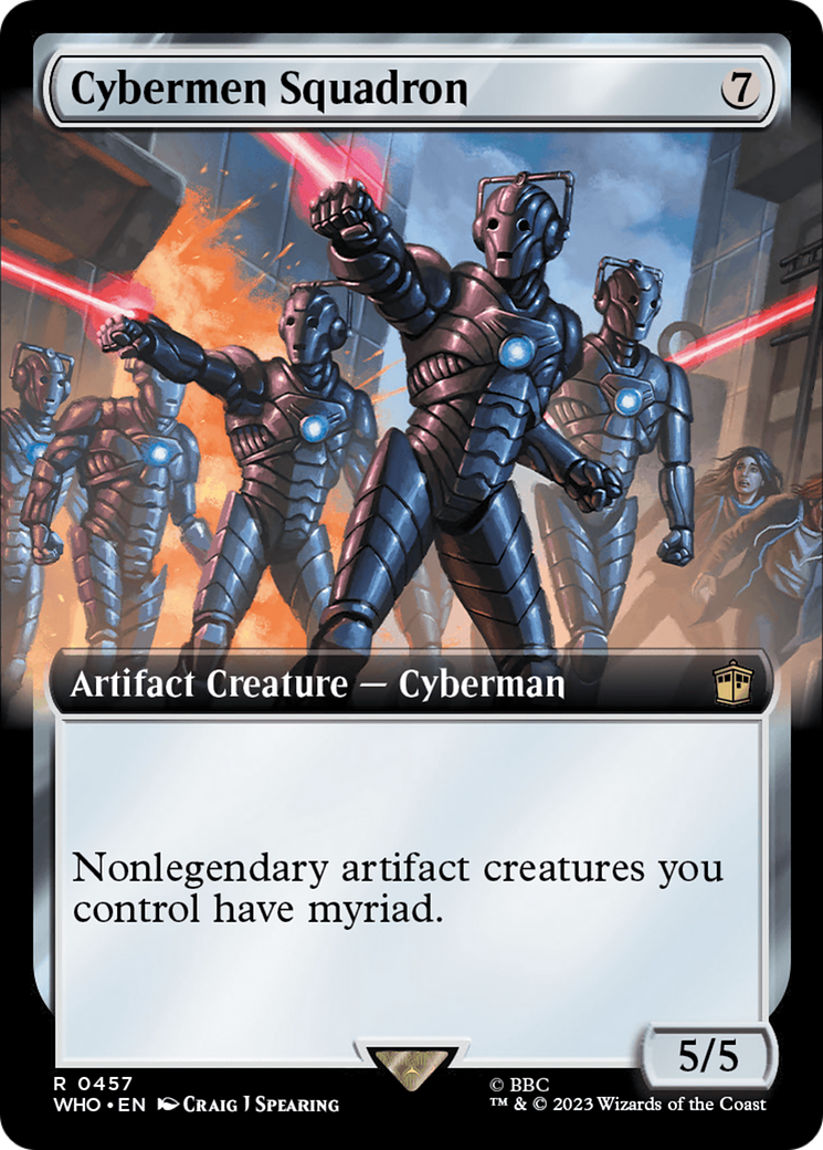 Cybermen Squadron (Extended Art) [Doctor Who] | Sanctuary Gaming