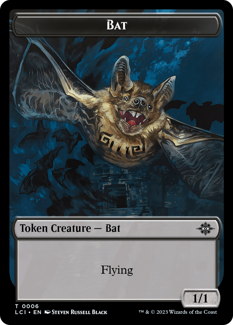 Copy // Bat Double-Sided Token [The Lost Caverns of Ixalan Tokens] | Sanctuary Gaming