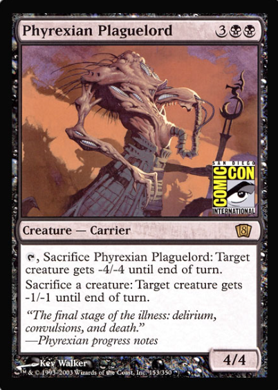 Phyrexian Plaguelord (San Diego Comic Con Oversized) [Oversize Cards] | Sanctuary Gaming