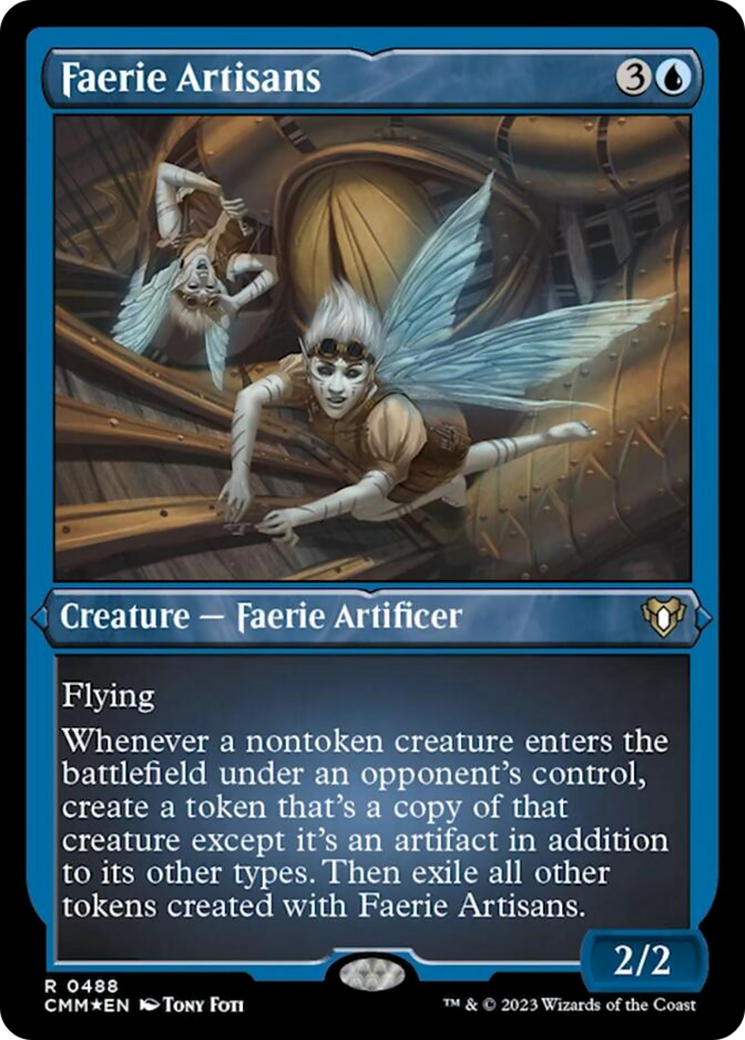 Faerie Artisans (Foil Etched) [Commander Masters] | Sanctuary Gaming