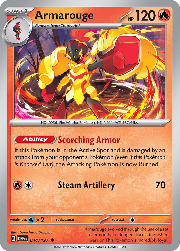 Armarouge (044/197) [Scarlet & Violet: Obsidian Flames] | Sanctuary Gaming