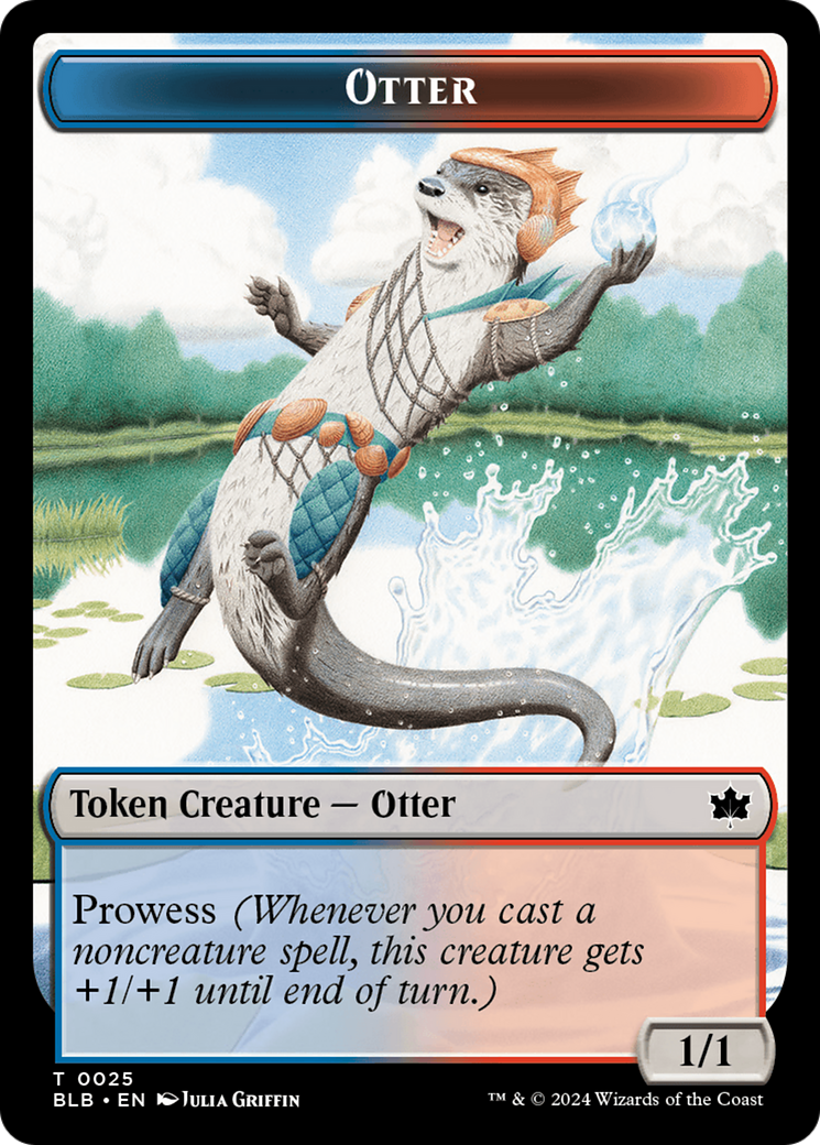Otter // Copy Double-Sided Token [Bloomburrow Tokens] | Sanctuary Gaming