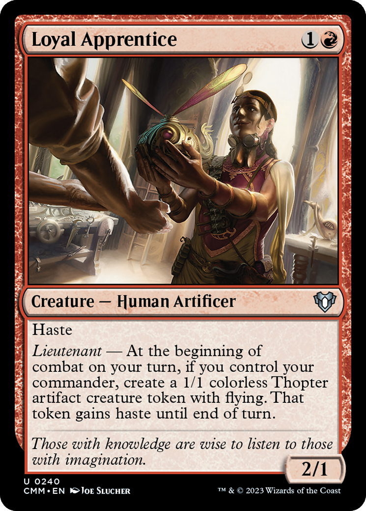 Loyal Apprentice [Commander Masters] | Sanctuary Gaming