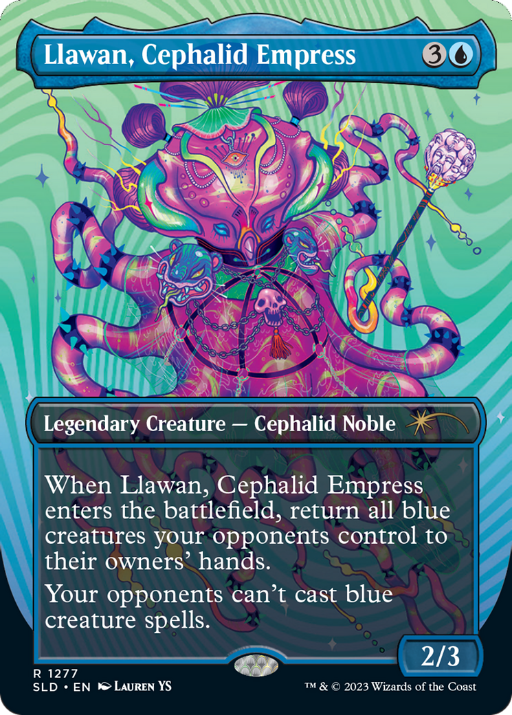 Llawan, Cephalid Empress (Borderless) [Secret Lair Drop Series] | Sanctuary Gaming