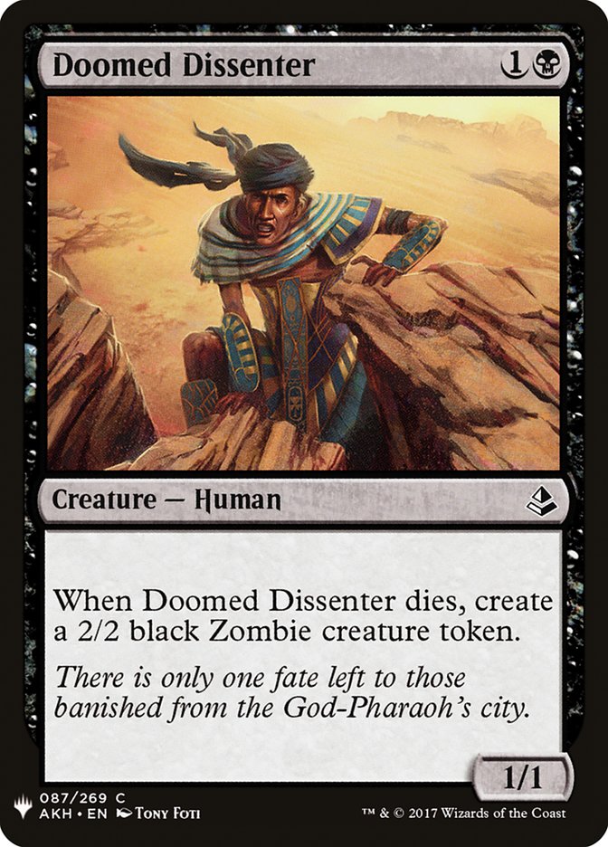 Doomed Dissenter [Mystery Booster] | Sanctuary Gaming