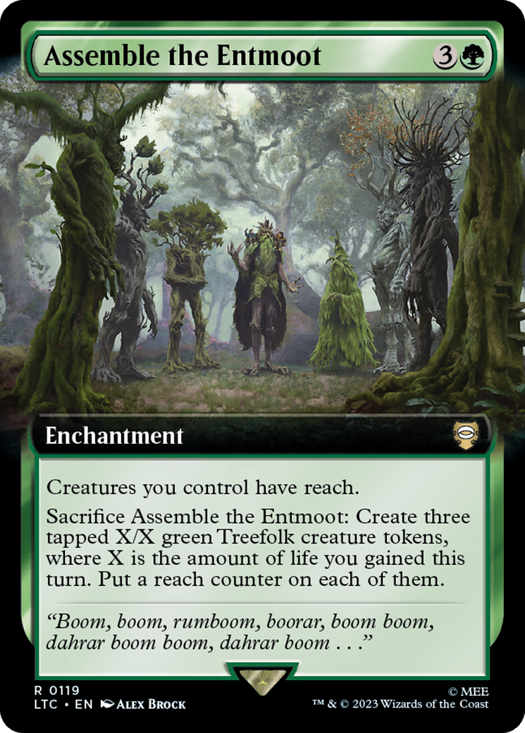 Assemble the Entmoot (Extended Art) [The Lord of the Rings: Tales of Middle-Earth Commander] | Sanctuary Gaming