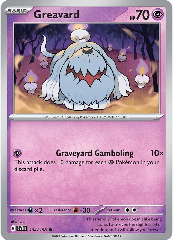 Greavard (104/198) [Scarlet & Violet: Base Set] | Sanctuary Gaming