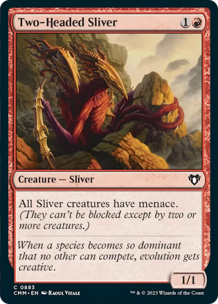 Two-Headed Sliver [Commander Masters] | Sanctuary Gaming