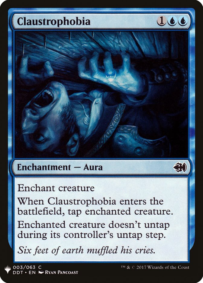 Claustrophobia [Mystery Booster] | Sanctuary Gaming