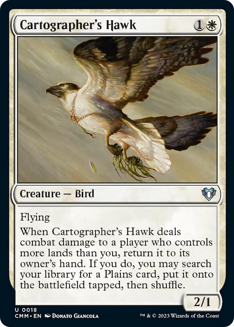 Cartographer's Hawk [Commander Masters] | Sanctuary Gaming