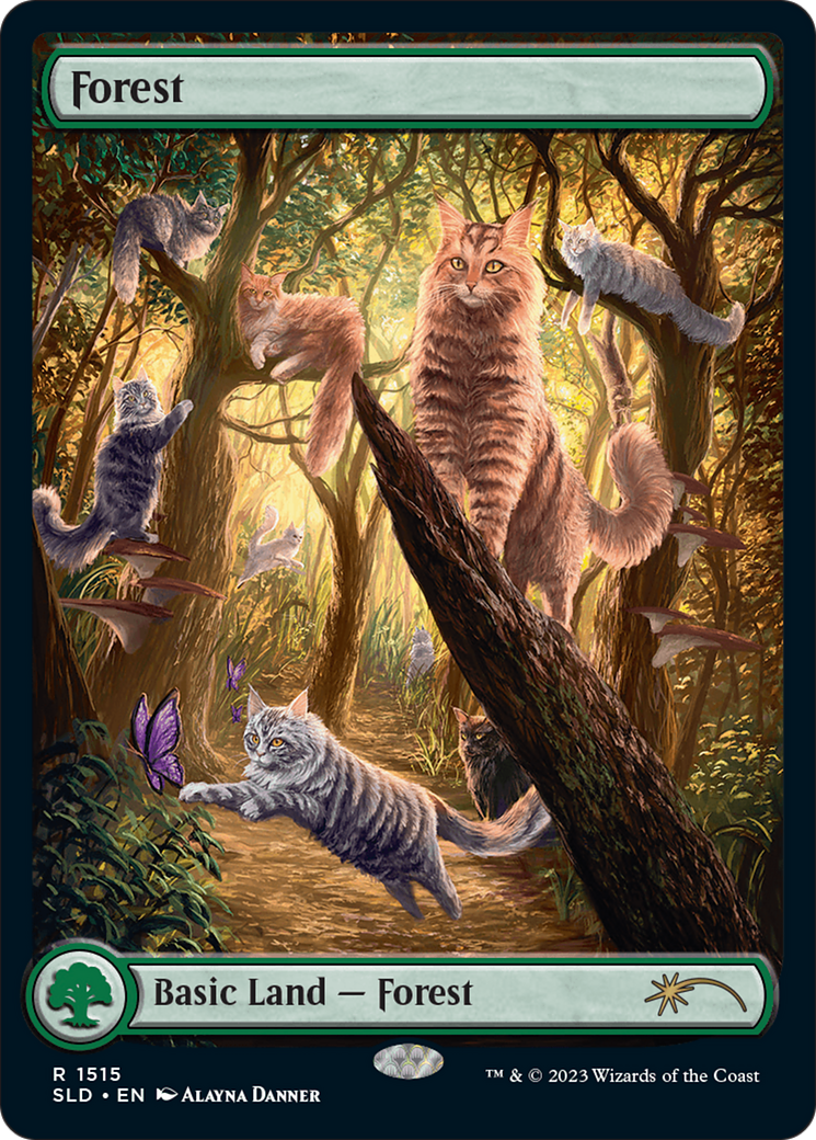 Forest (1515) [Secret Lair Commander Deck: Raining Cats and Dogs] | Sanctuary Gaming