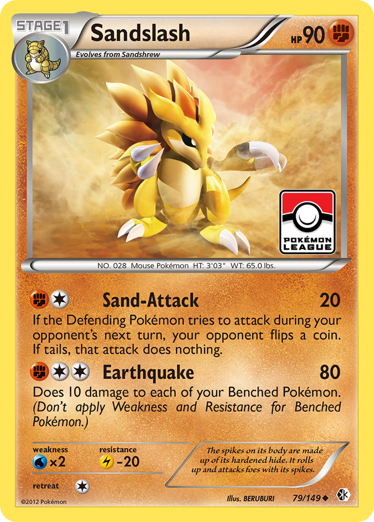 Sandslash (79/149) [Black & White: Boundaries Crossed] | Sanctuary Gaming