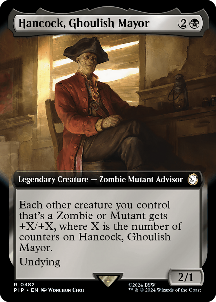 Hancock, Ghoulish Mayor (Extended Art) [Fallout] | Sanctuary Gaming