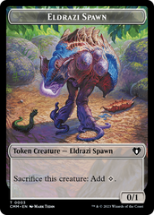 Eldrazi Spawn // Satyr Double-Sided Token [Commander Masters Tokens] | Sanctuary Gaming