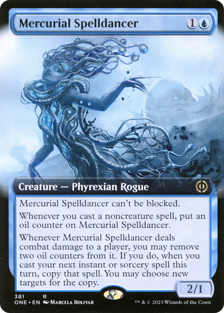 Mercurial Spelldancer (Extended Art) [Phyrexia: All Will Be One] | Sanctuary Gaming
