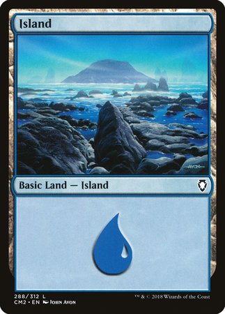 Island (288) [Commander Anthology Volume II] | Sanctuary Gaming