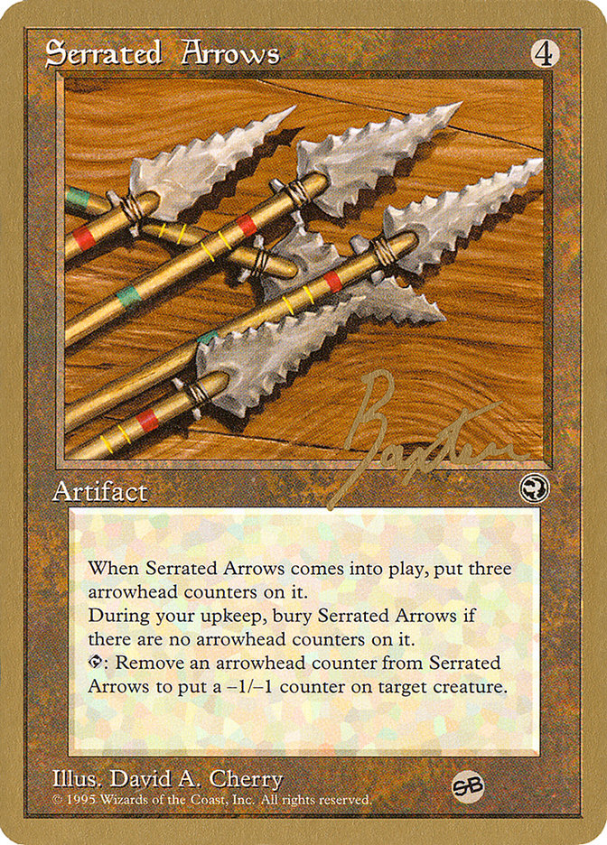 Serrated Arrows (George Baxter) (SB) [Pro Tour Collector Set] | Sanctuary Gaming