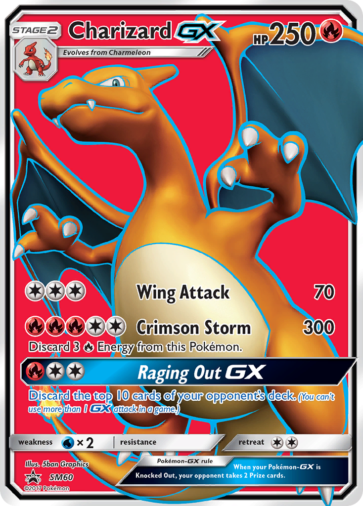 Charizard GX (SM60) [Sun & Moon: Black Star Promos] | Sanctuary Gaming