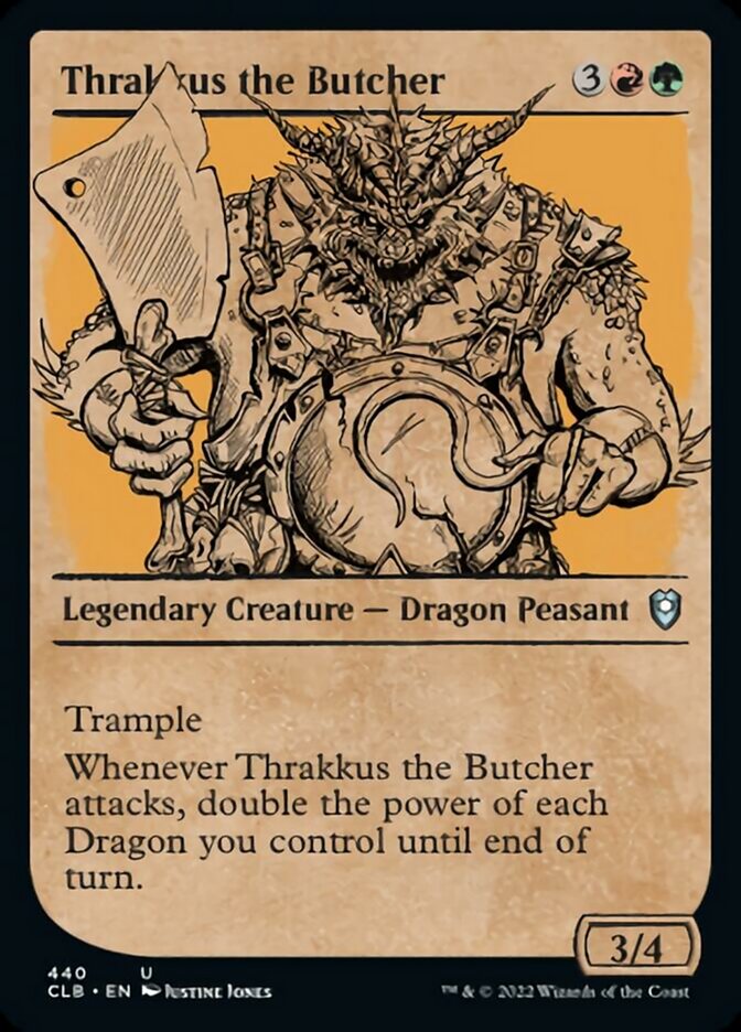 Thrakkus the Butcher (Showcase) [Commander Legends: Battle for Baldur's Gate] | Sanctuary Gaming