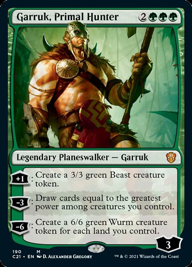 Garruk, Primal Hunter [Commander 2021] | Sanctuary Gaming