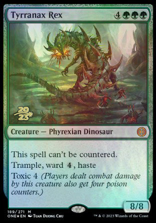 Tyrranax Rex [Phyrexia: All Will Be One Prerelease Promos] | Sanctuary Gaming