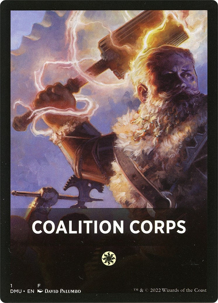 Coalition Corps Theme Card [Dominaria United Tokens] | Sanctuary Gaming