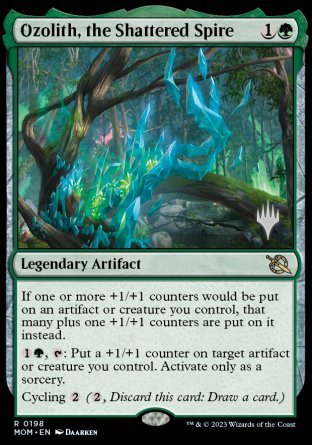 Ozolith, the Shattered Spire (Promo Pack) [March of the Machine Promos] | Sanctuary Gaming