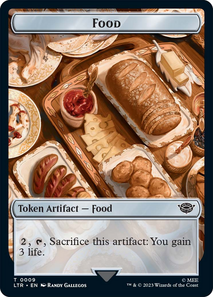 Food (09) // Tentacle Double-Sided Token [The Lord of the Rings: Tales of Middle-Earth Tokens] | Sanctuary Gaming