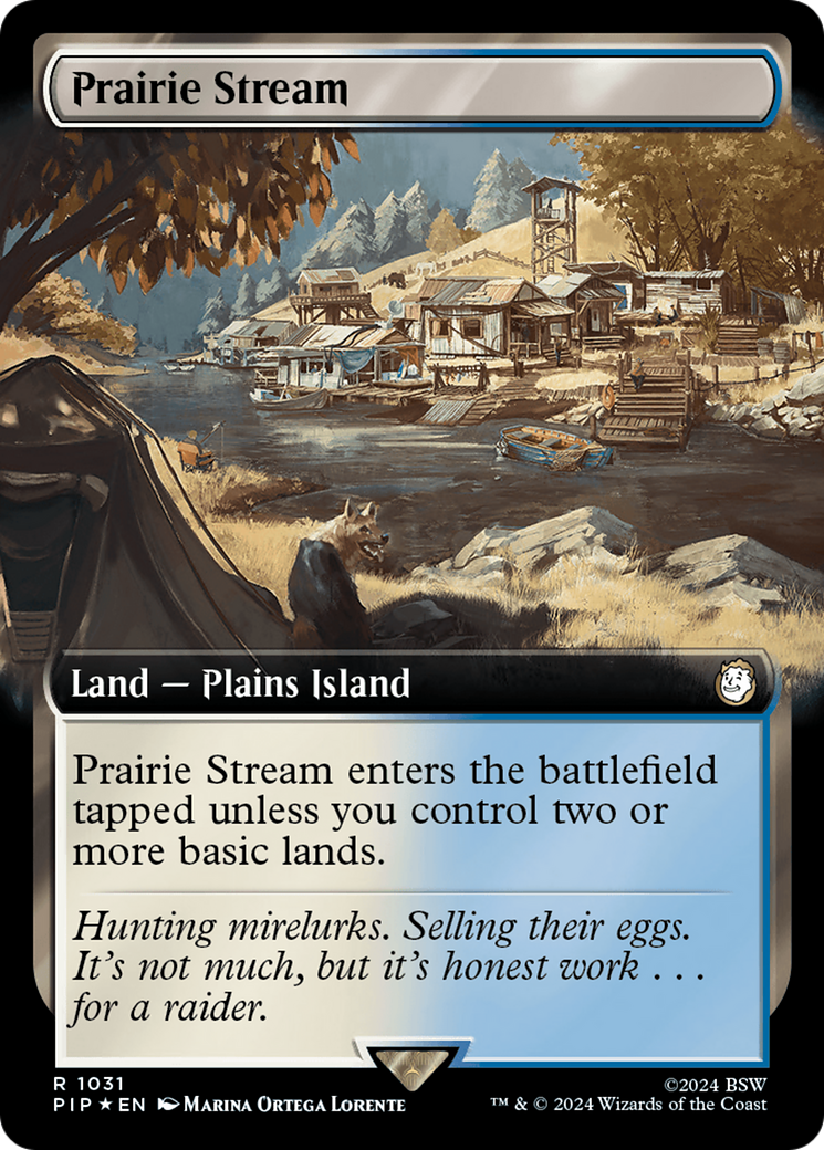 Prairie Stream (Extended Art) (Surge Foil) [Fallout] | Sanctuary Gaming