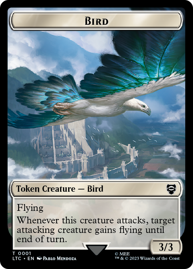 Bird // Food Token [The Lord of the Rings: Tales of Middle-Earth Commander Tokens] | Sanctuary Gaming