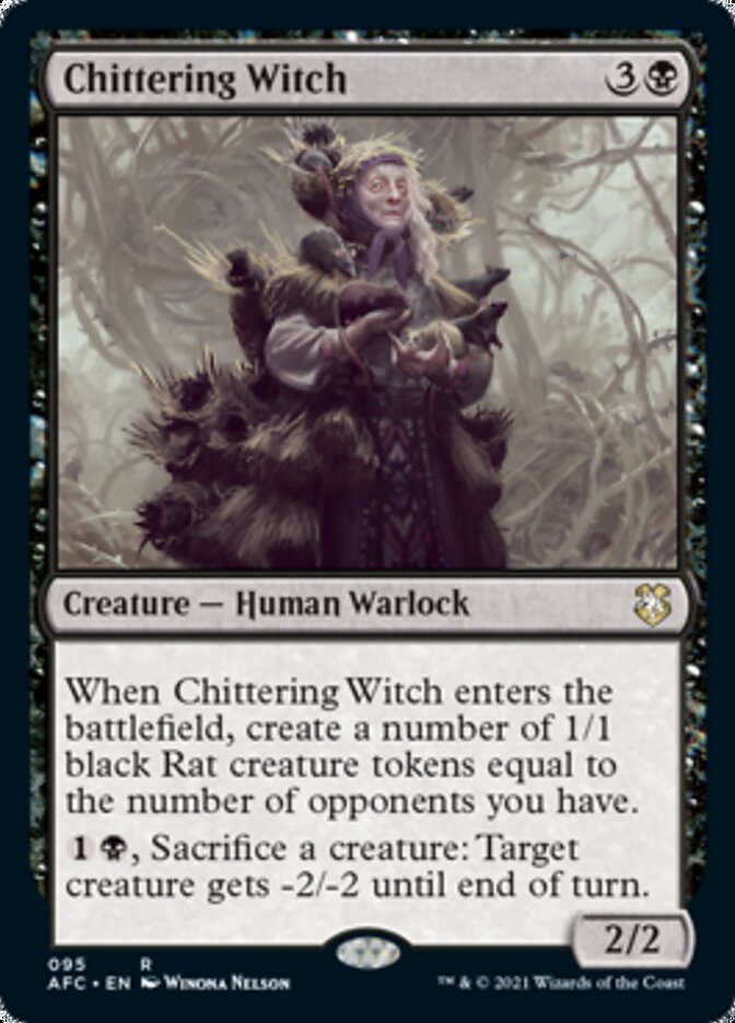 Chittering Witch [Dungeons & Dragons: Adventures in the Forgotten Realms Commander] | Sanctuary Gaming