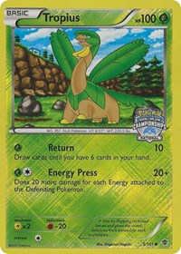 Tropius (5/101) (National Championship Promo) [Black & White: Plasma Blast] | Sanctuary Gaming