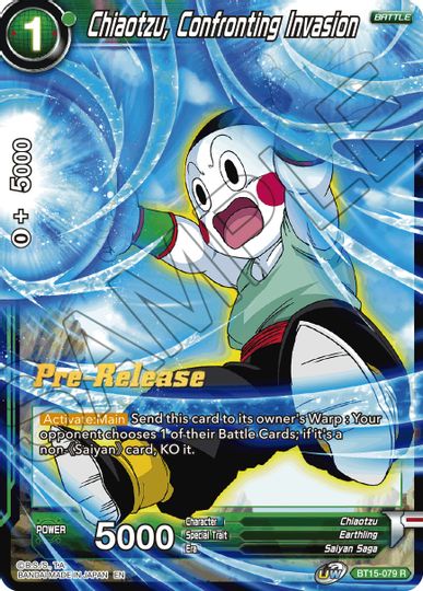 Chiaotzu, Confronting Invasion (BT15-079) [Saiyan Showdown Prerelease Promos] | Sanctuary Gaming