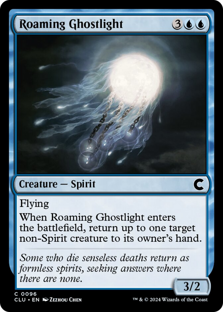 Roaming Ghostlight [Ravnica: Clue Edition] | Sanctuary Gaming
