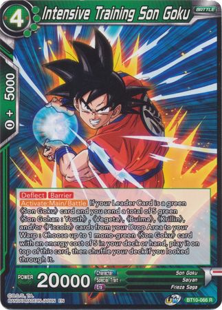 Intensive Training Son Goku (BT10-066) [Rise of the Unison Warrior 2nd Edition] | Sanctuary Gaming