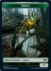 Insect // Treasure Double-sided Token [Innistrad: Crimson Vow Tokens] | Sanctuary Gaming