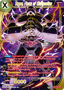 Toppo, Force of Obliteration (SPR) (BT14-004) [Cross Spirits] | Sanctuary Gaming