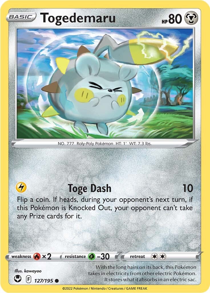 Togedemaru (127/195) [Sword & Shield: Silver Tempest] | Sanctuary Gaming