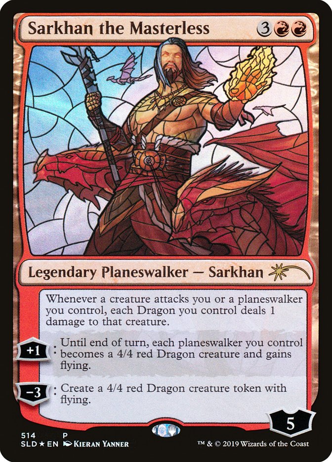 Sarkhan the Masterless (Stained Glass) [Secret Lair Drop Promos] | Sanctuary Gaming