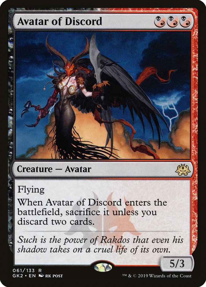 Avatar of Discord [Ravnica Allegiance Guild Kit] | Sanctuary Gaming