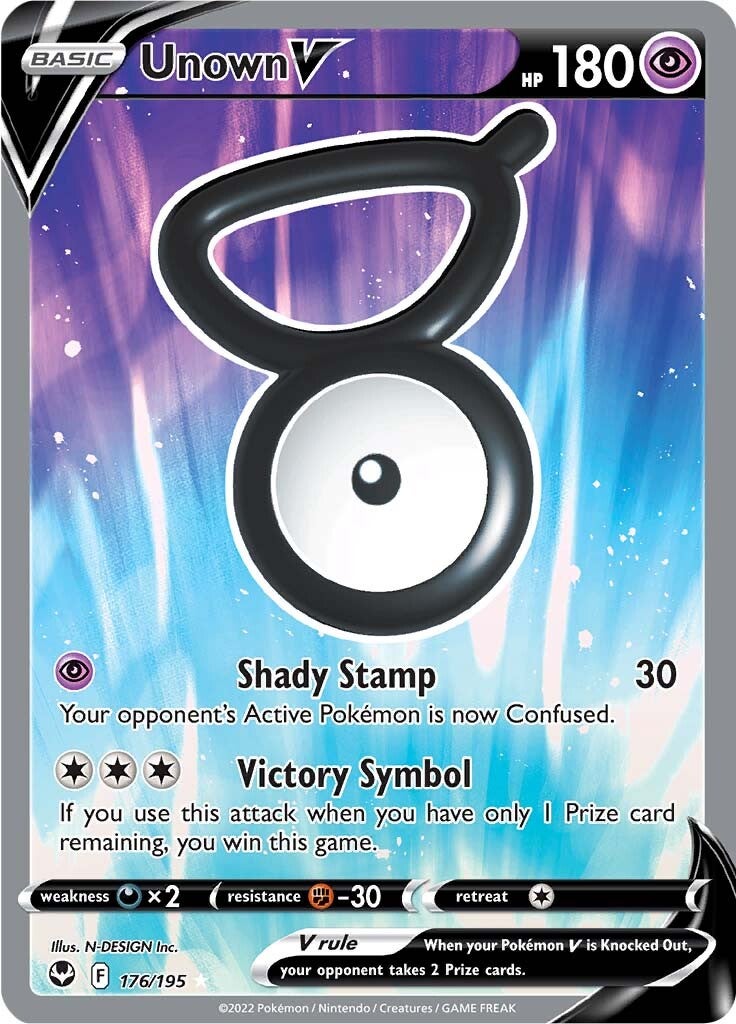 Unown V (176/195) [Sword & Shield: Silver Tempest] | Sanctuary Gaming